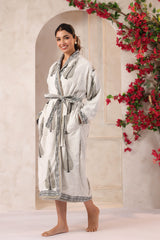 Persian Mughal Printed Reversible Quilted Robes
