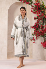 Persian Mughal Printed Reversible Quilted Robes