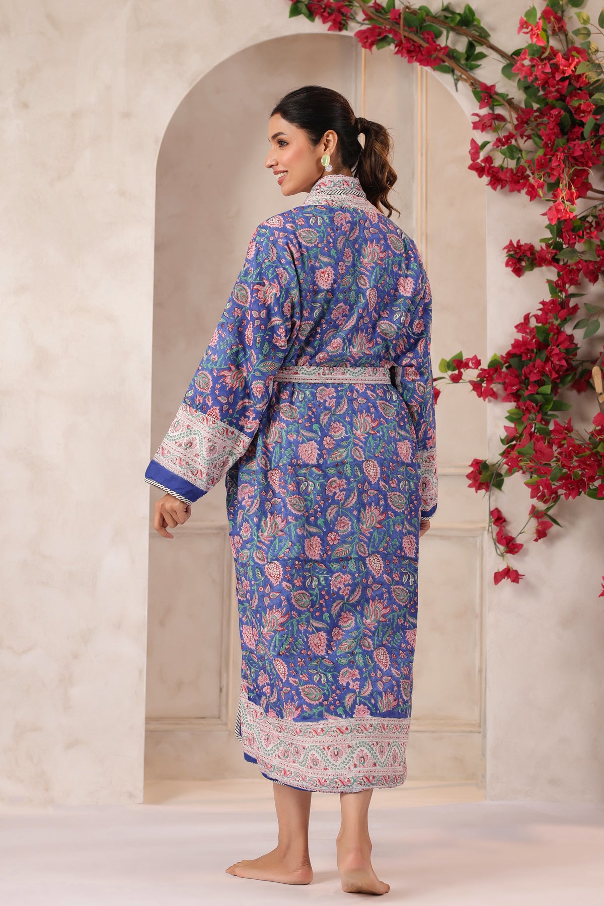 Morni Bagh  Printed Reversible Quilted Robes