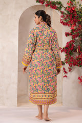Basanti Printed Reversible Quilted Robes