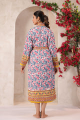 Basanti Printed Reversible Quilted Robes