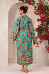 Gulbagh Robe Printed Reversible Quilted Robes