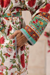 Gulbagh Robe Printed Reversible Quilted Robes