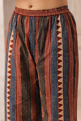 Black Piku Inspired Handcrafted Cotton Kurta Set with Dupatta