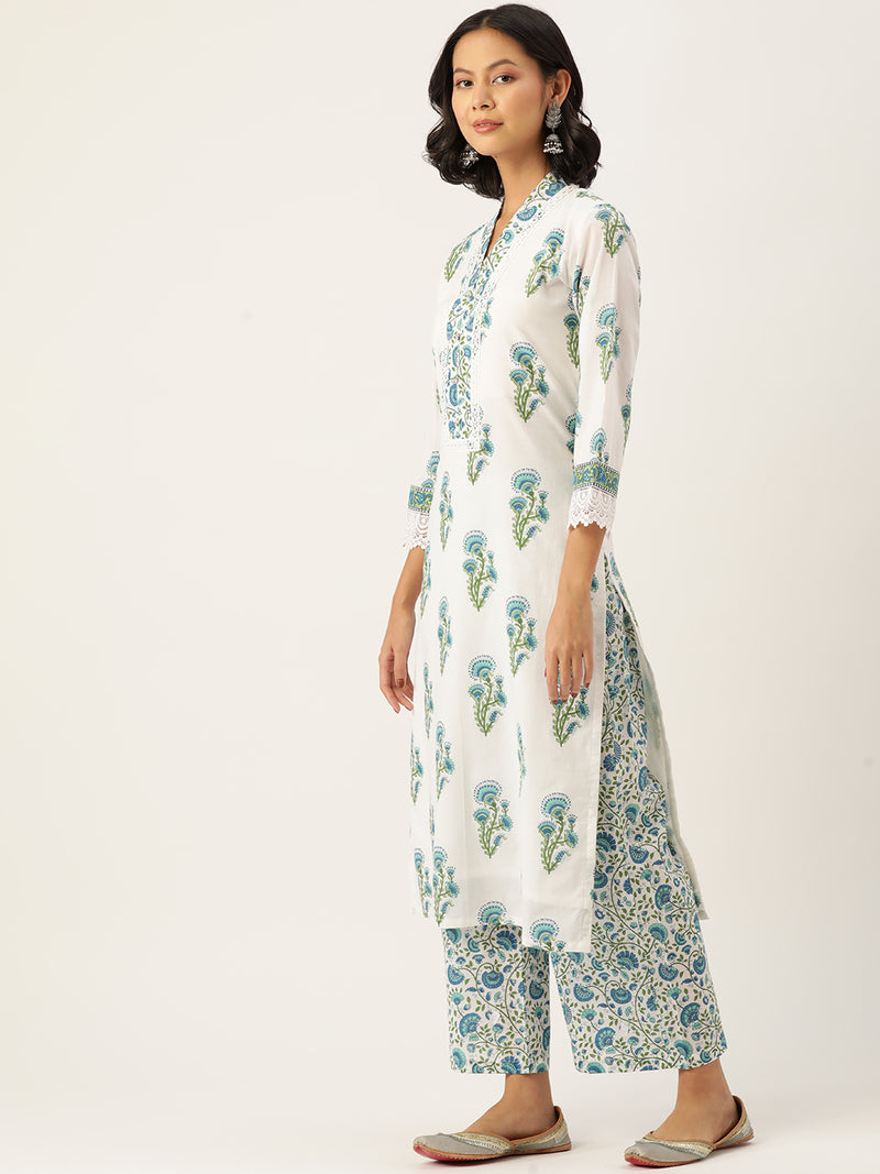 Mughal Printed Kurta & Palazzo Set