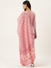 Women Floral Printed Regular Sequinned Cotton Kurta with Trousers & Dupatta
