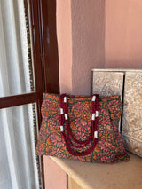 Mystic Green Shoulder Bag with Zip