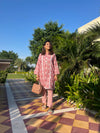 Blush Printed Pakistani Kurta Pants Set
