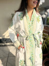 Good Earth Quilted Reversible Robe