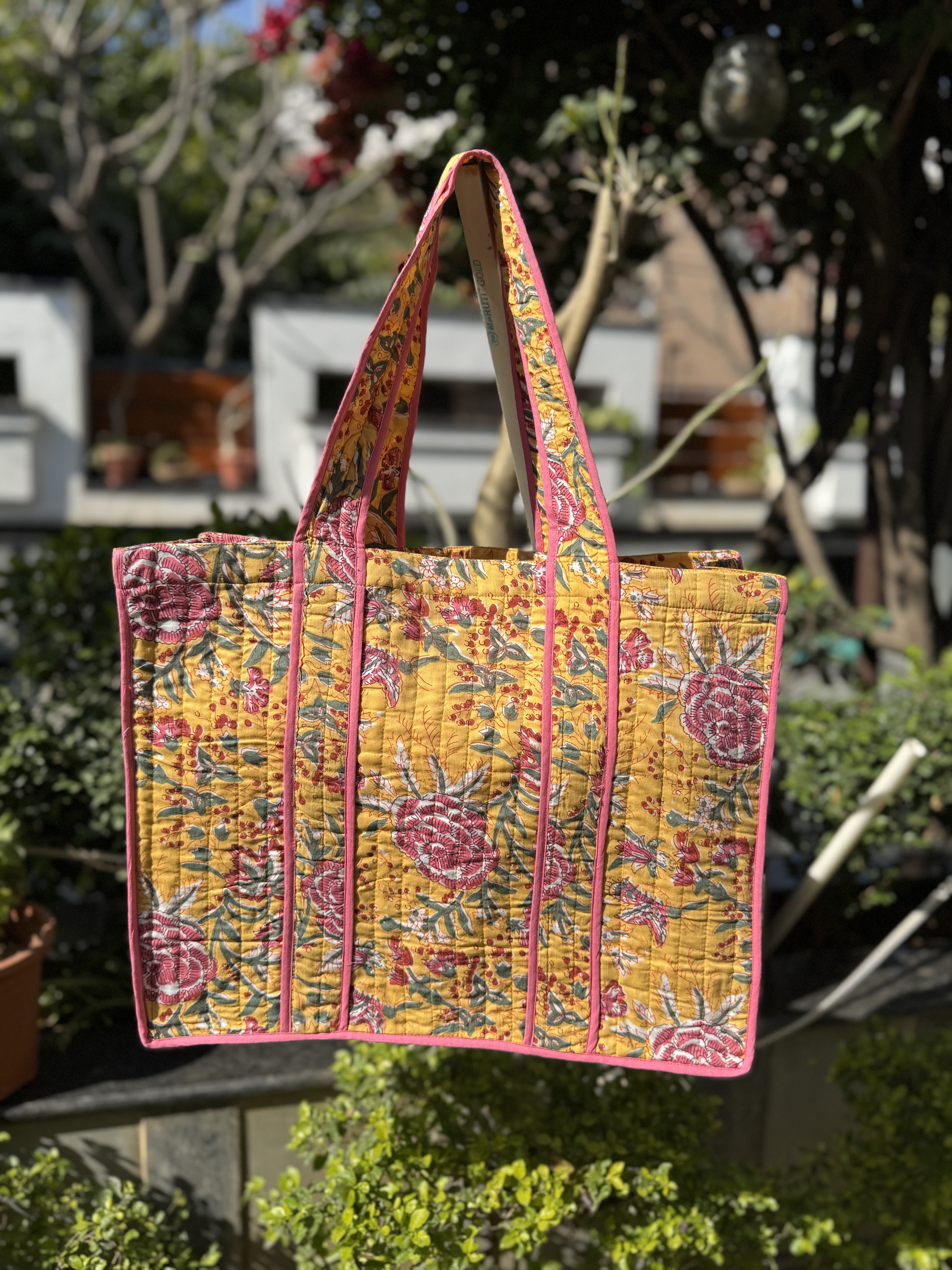 Quilted Tote Bag