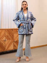 Neelkanth Quilted Jacket with Pockets