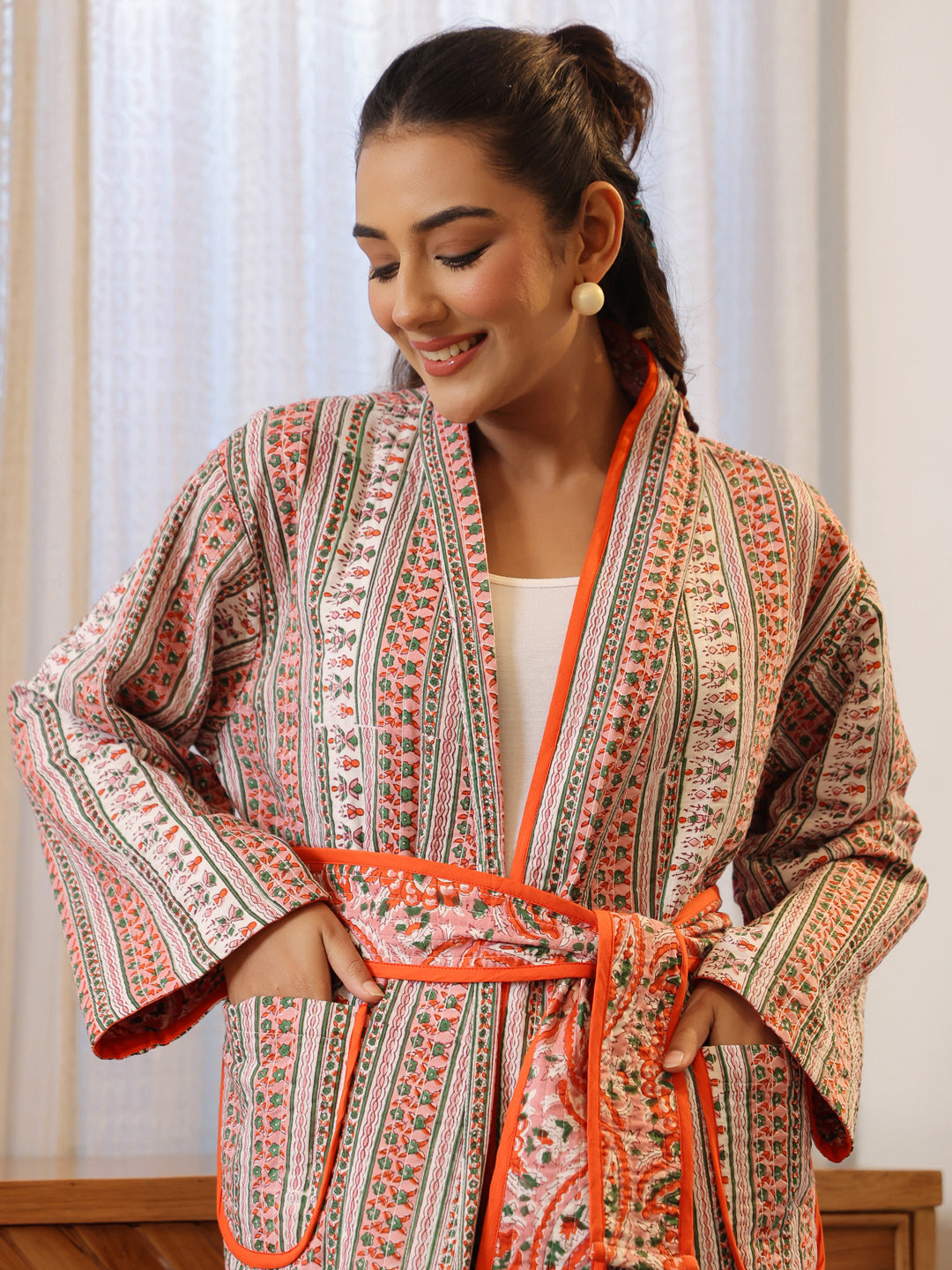 Orangerie Quilted Jacket with Pockets