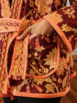 Autumn Garden Quilted Jacket with Pockets