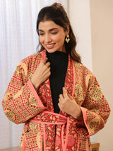 Covent Garden Rose Quilted Jacket with Pockets