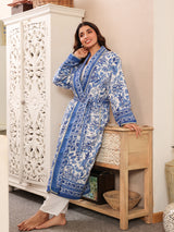 Neelkanth Quilted Reversible Robe