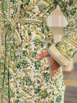 Good Earth Quilted Reversible Robe