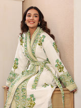 Good Earth Quilted Reversible Robe