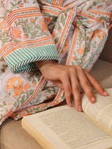 Santra Quilted Reversible Robe