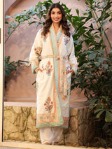 Santra Quilted Reversible Robe