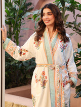 Santra Quilted Reversible Robe