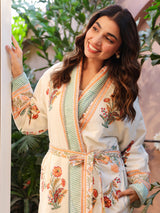 Santra Quilted Reversible Robe