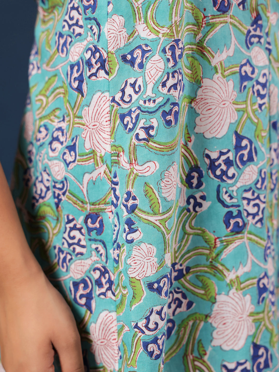 Breeze Bloom Halter Cotton Dress