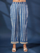 Dabu Printed Kurta and Palazzo Set