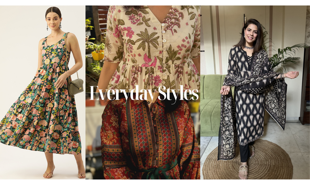 Pure Cotton Women's Apparel-Tops, Tunics, Dresses & More |Jaipur Morni