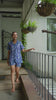 Midnight Blue Handblock printed short lounge set
