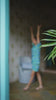 Green & Blue Handblock printed short lounge set