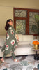 Green Victorian Printed Anti-Fit/Lose-Fit Kurta with Pants