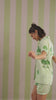 Green Palm Printed Short Lounge Set