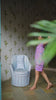 Deep Mauve Handblock printed short lounge set