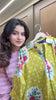 Lemon Victorian Printed Anti-Fit/Lose-Fit Kurta with Pants