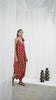 Red Printed Boho Cotton Jumpsuit
