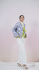 Light Purple Printed Free-Size Quilted Cotton Jacket