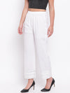 whl White Mirror lace Palazzo