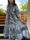 Neelkanth hand-block printed dress