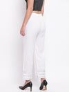 whl White Mirror Lace Palazzo