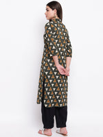 whl Cotton Katha Work Kurta