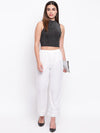 whl White Mirror lace Palazzo