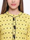 whl Yellow Pathani Kurta & Salwar Set