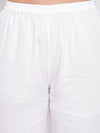 whl White Mirror Lace Palazzo