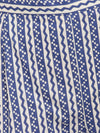 Jharokha Indigo printed Anarkali Kurta and Pants Set