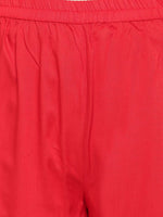 whl Mustard Choker Neck Kurta-Palazzo Set
