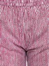 whl Wine Paisley Printed Kurta-Pants Set