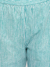 whl Green Paisley Printed Kurta-Pants Set