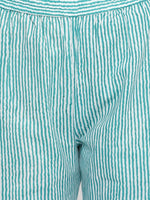 whl Green Paisley Printed Kurta-Pants Set