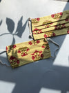 whl Printed Green Up-cycled Cotton Masks